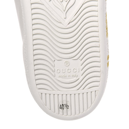 Gucci X SEGA Calfskin Ayers Web Guccy Womens Ace Sneakers 40.5 White 8 of 9