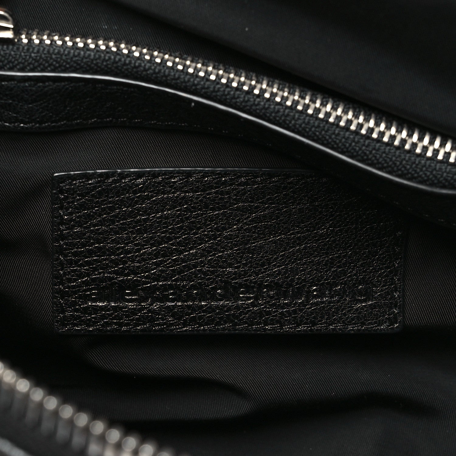 Alexander Wang Pebbled Lambskin Mini Rockie Black Rhodium Hardware 6 of 12
