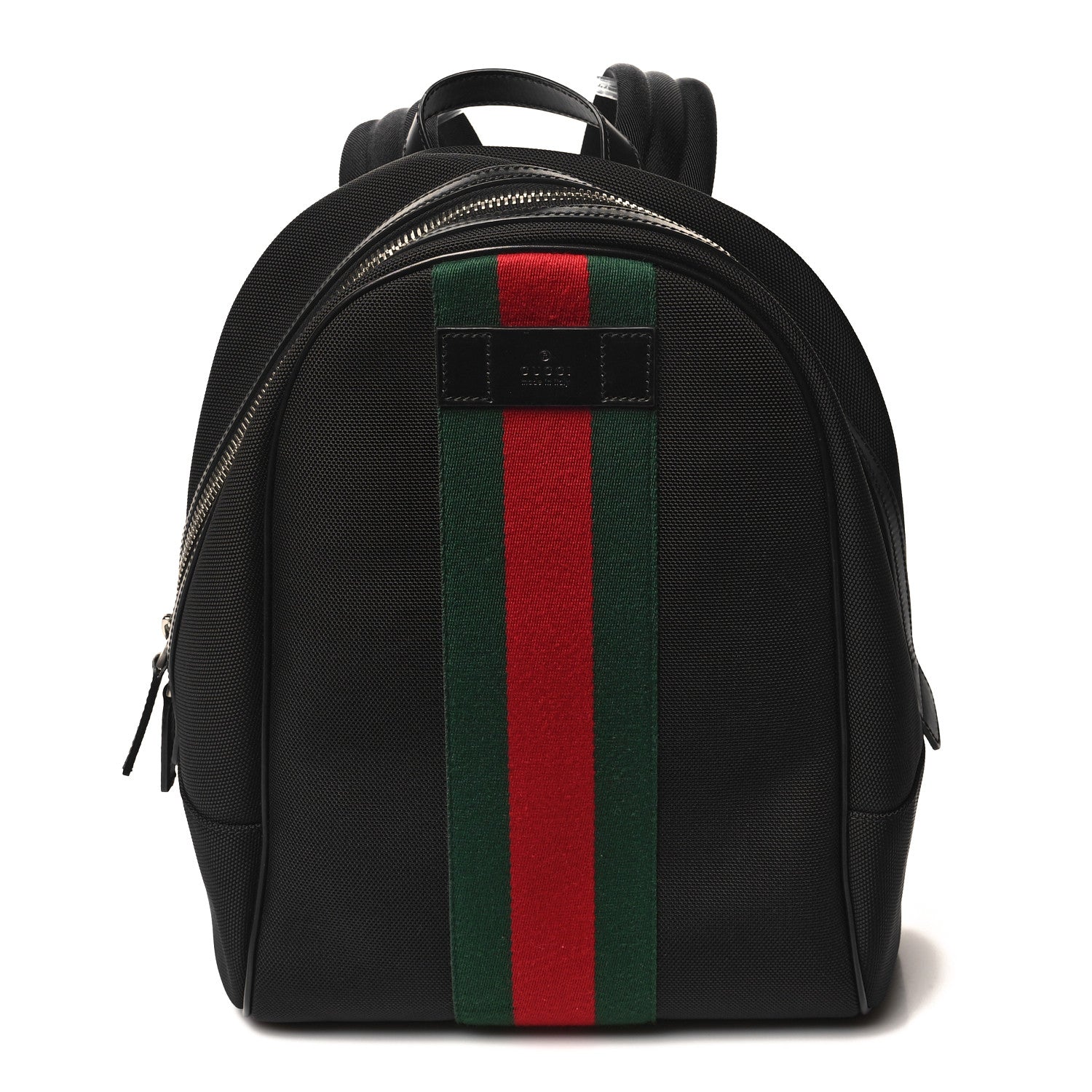 Gucci Techno Canvas Web Backpack Black 1 of 10