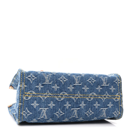 Louis Vuitton Monogram Denim Onthego PM Blue 4 of 10