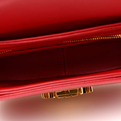 Celine Shiny Calfskin Teen Triomphe Red 5 of 10