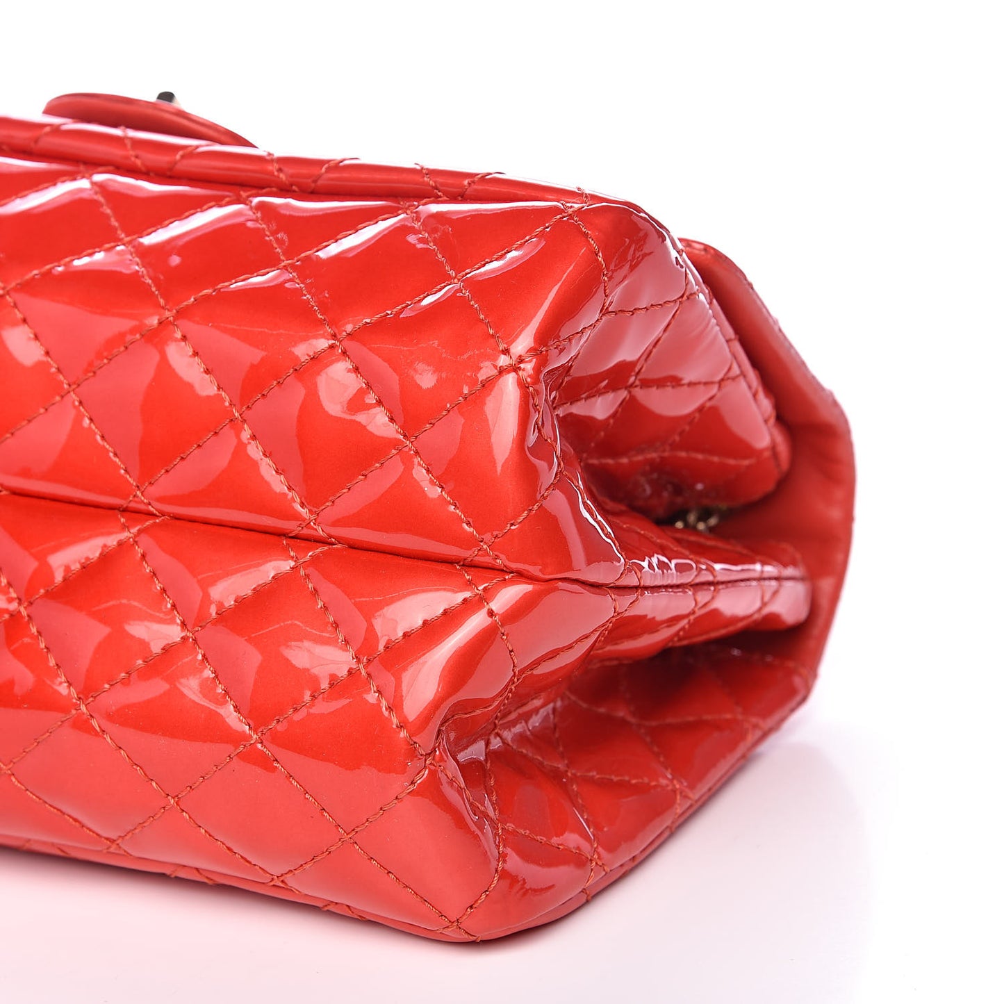 Patent Quilted Accordion Reissue 2.55 Flap Red