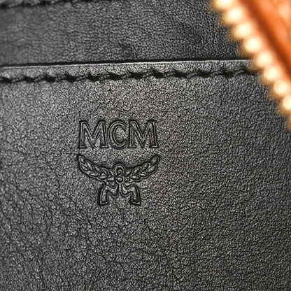 MCM Visetos Side Stud X-Mini Stark Bebe Boo Backpack Cognac 6 of 10