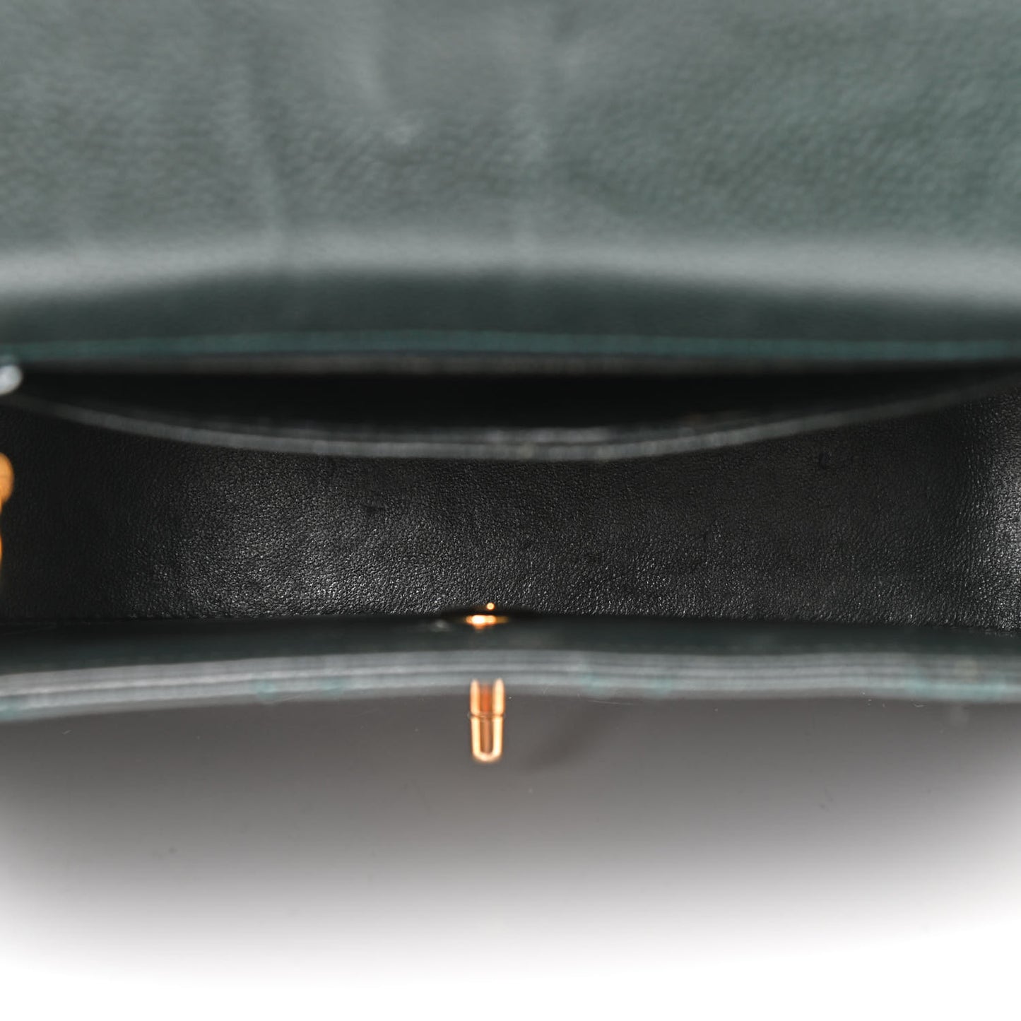 Caviar Quilted Flap Shoulder Bag Black