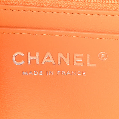Chanel Lambskin Quilted Mini Rectangular Flap Orange 6 of 11