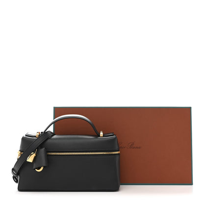 Loro Piana Grained Calfskin L23 Extra Bag Blue Navy Sun Gold 10 of 10