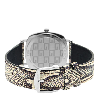 Gucci Stainless Steel Calfskin 36mm Pantheon Quartz Watch Blue 3 of 5