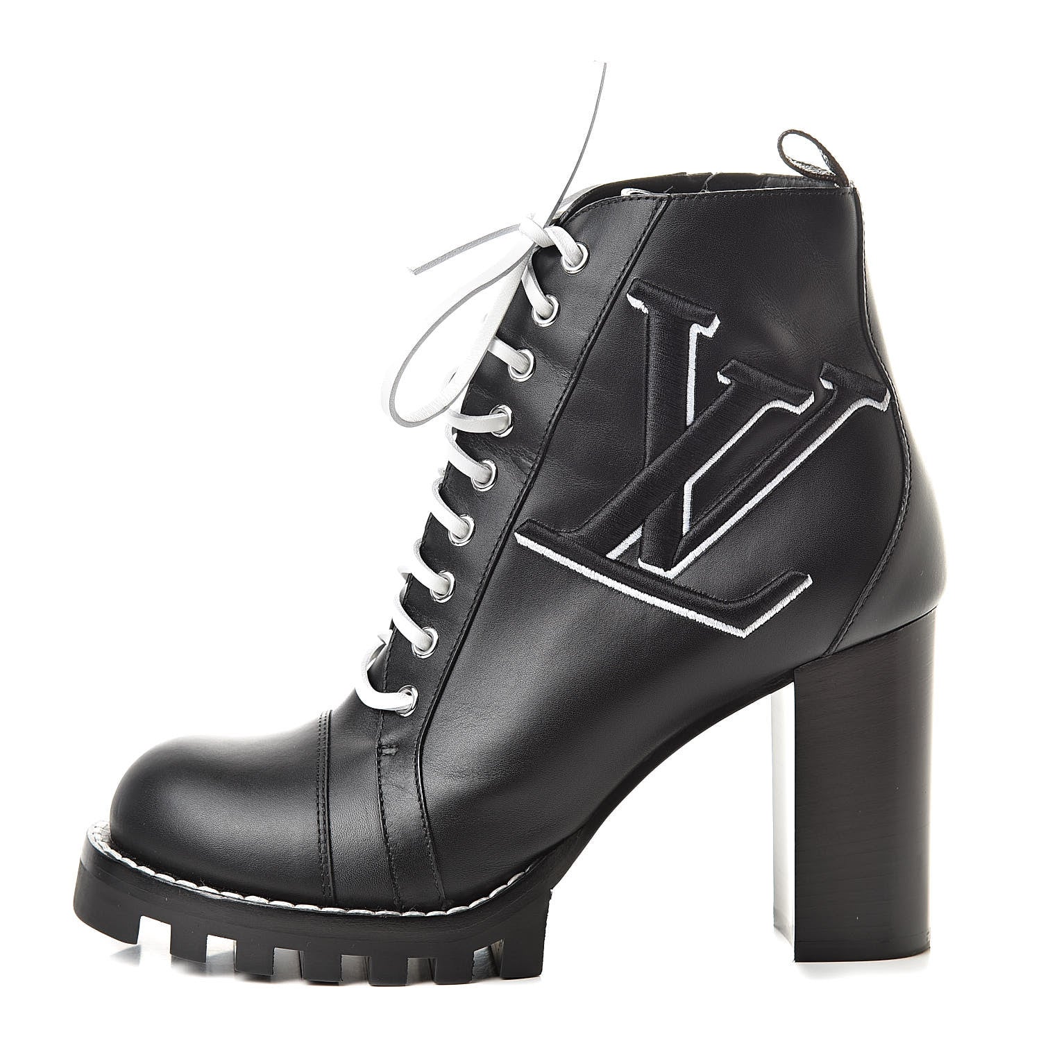 Louis Vuitton Calfskin Star Trail Ankle Boots 41 Black 1 of 8