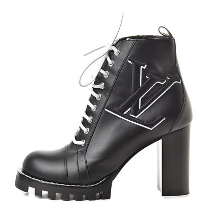 Louis Vuitton Calfskin Star Trail Ankle Boots 41 Black 1 of 8