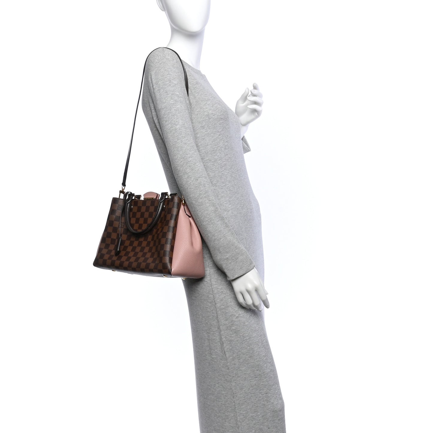 Damier Ebene Cuir Taurillon Brittany Magnolia