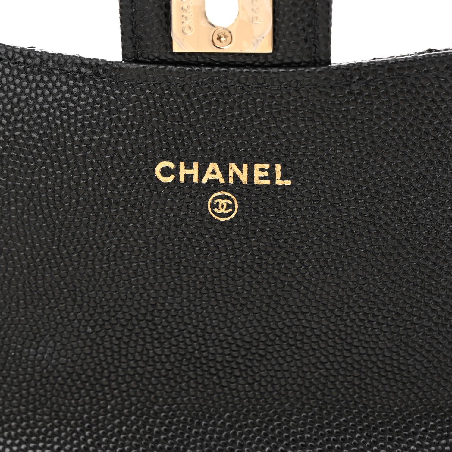 Chanel Caviar Quilted Clutch With Chain Bag Black 7 of 13