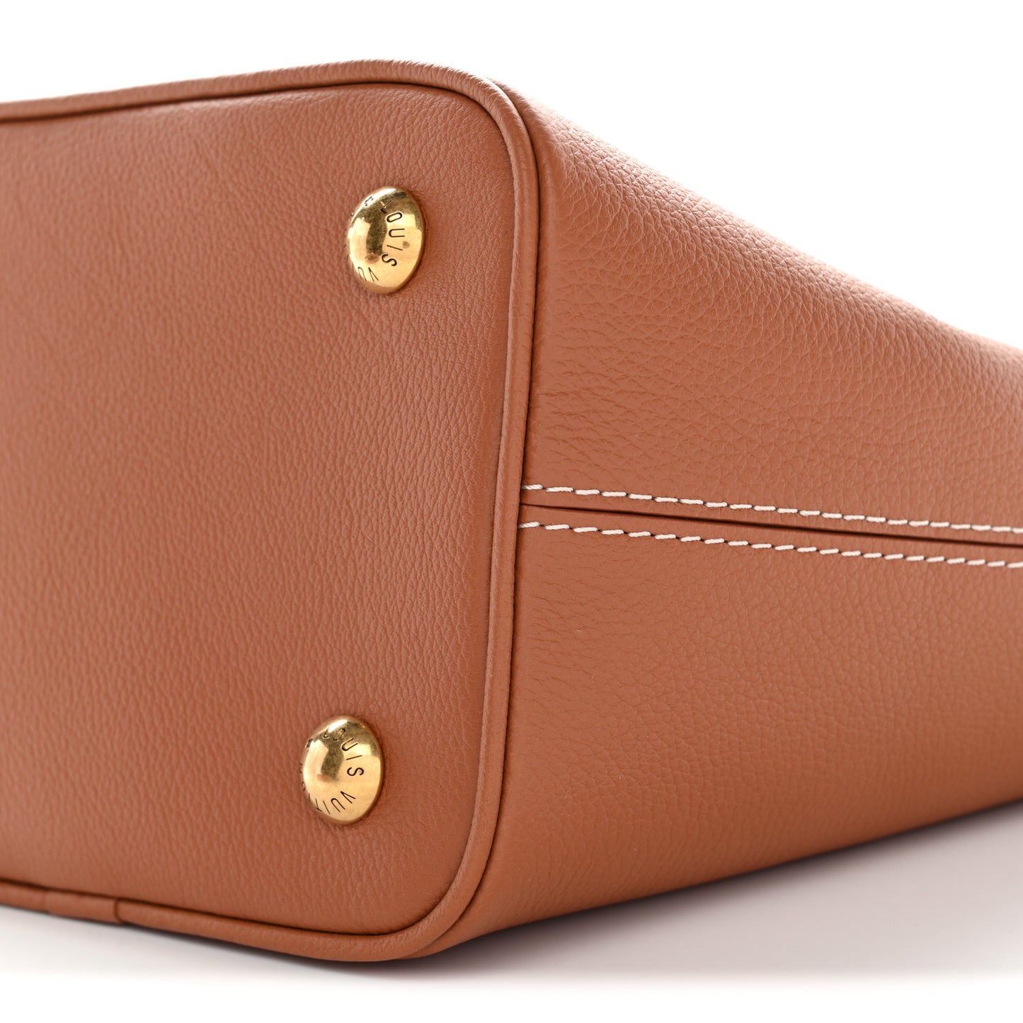 Grained Calfskin Low Key All In BB Prussian Blue Cognac