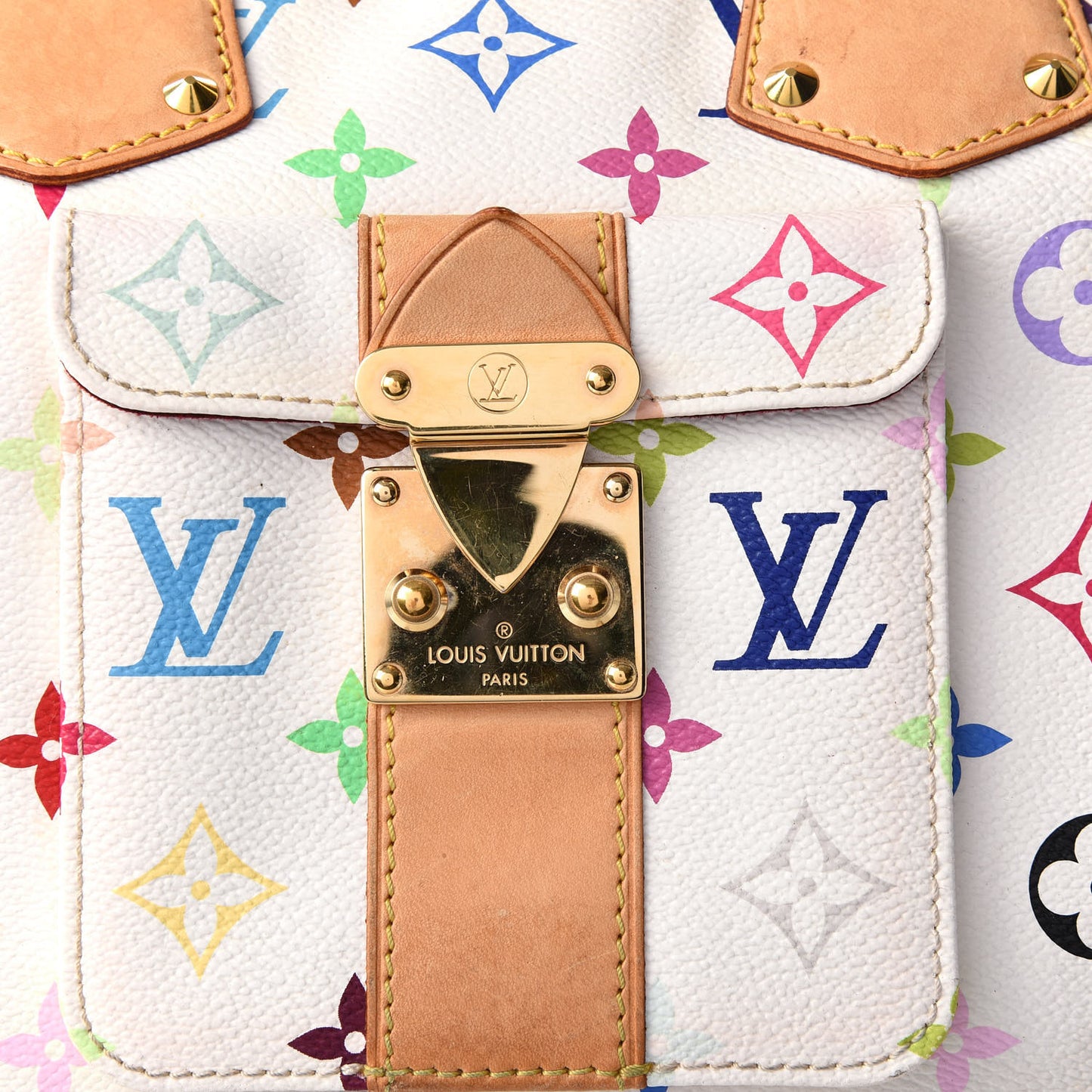 Monogram Multicolor Speedy 30 White