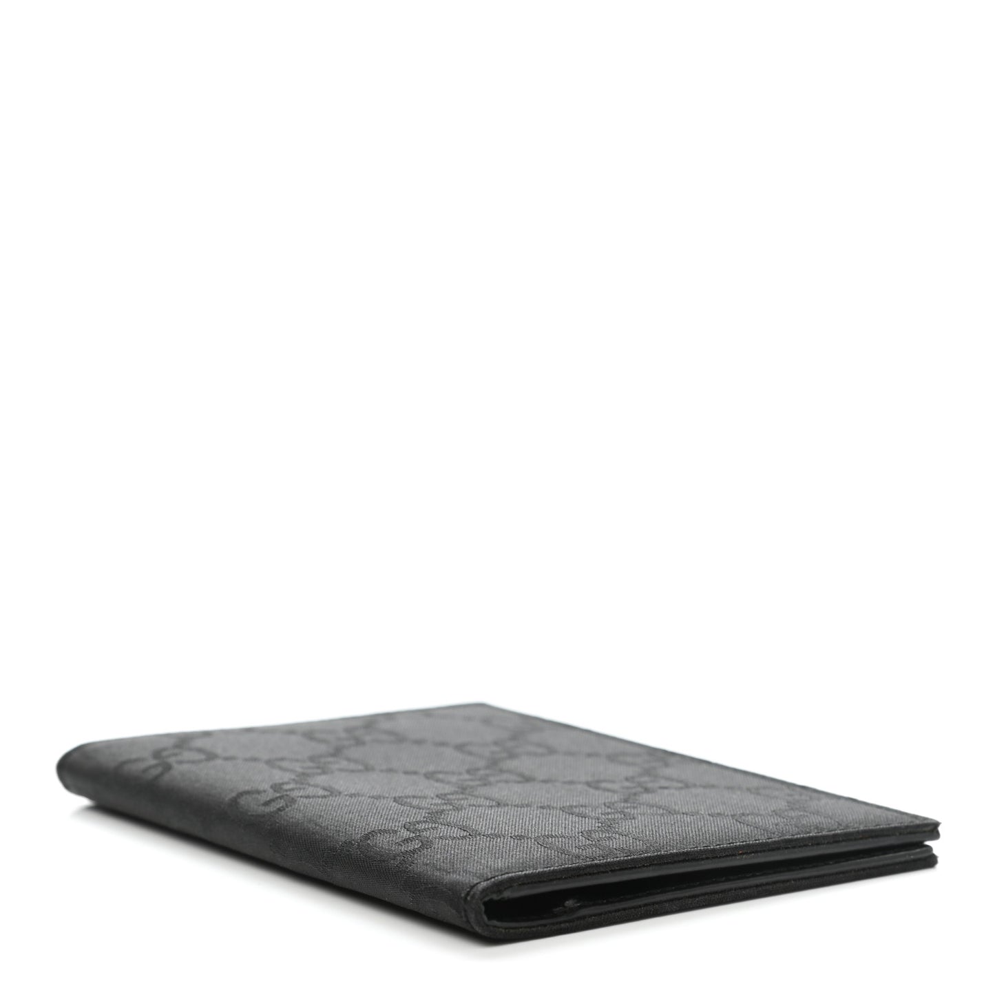 Nylon Monogram Passport Case Black