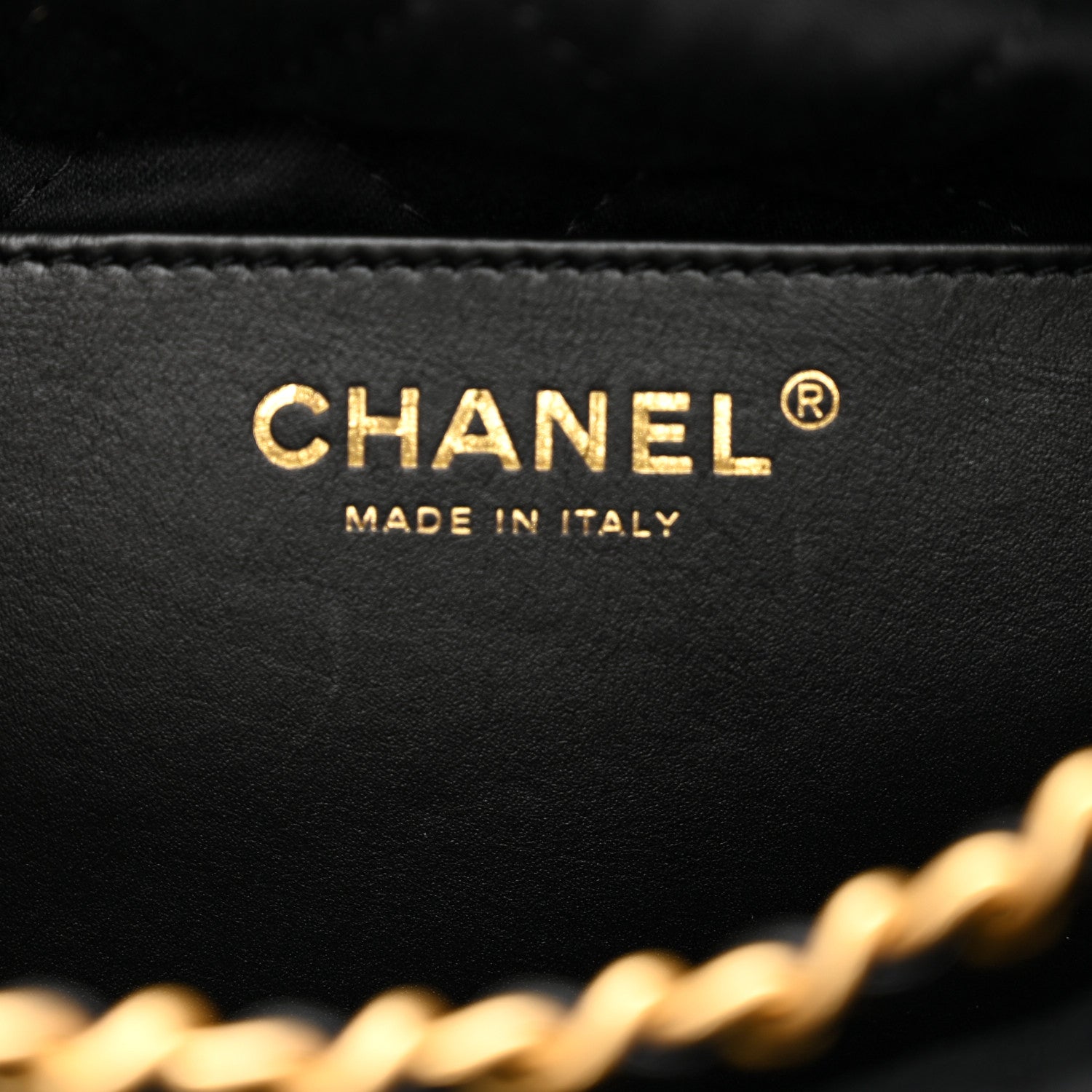 Chanel Shiny Calfskin Quilted Mini Chanel 22 Black 7 of 10