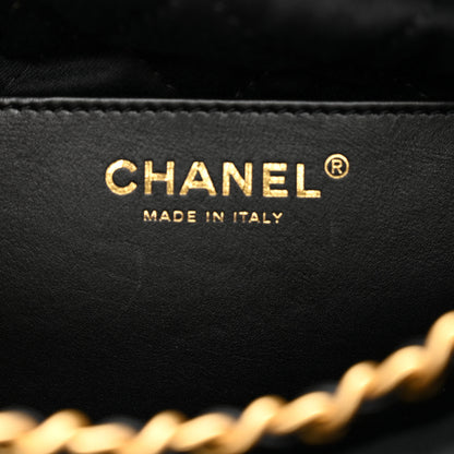 Chanel Shiny Calfskin Quilted Mini Chanel 22 Black 7 of 10