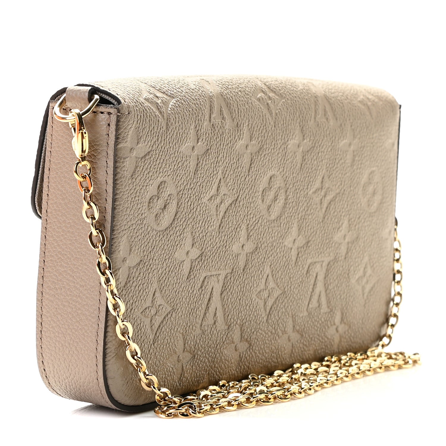 Louis Vuitton Empreinte Pochette Felicie Chain Wallet Tourterelle 4 of 8