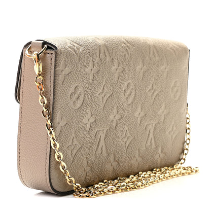 Louis Vuitton Empreinte Pochette Felicie Chain Wallet Tourterelle 4 of 8