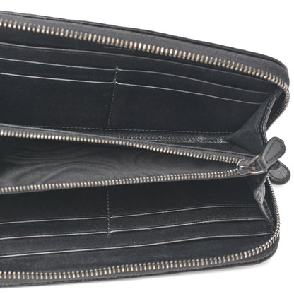 Bottega Veneta Nappa Intrecciato Zip Around Wallet Black 5 of 7