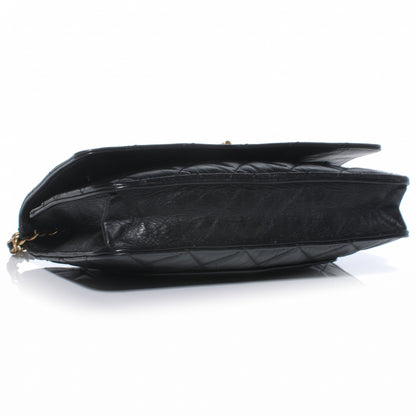 Chanel Aged Calfskin Reissue Wallet On Chain WOC Black 4 of 8