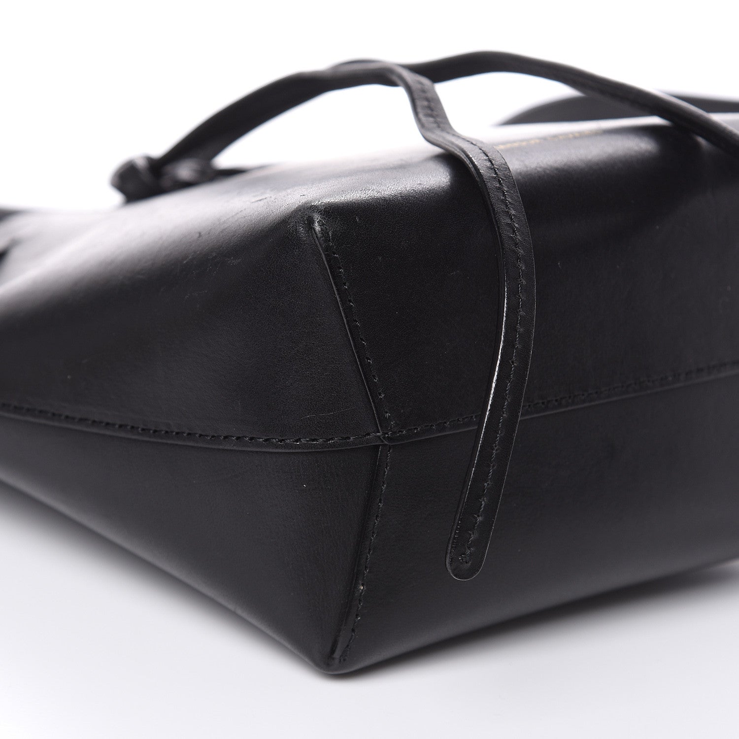 Mansur Gavriel Calfskin Mini Mini Bucket Bag Black Flamma 7 of 13