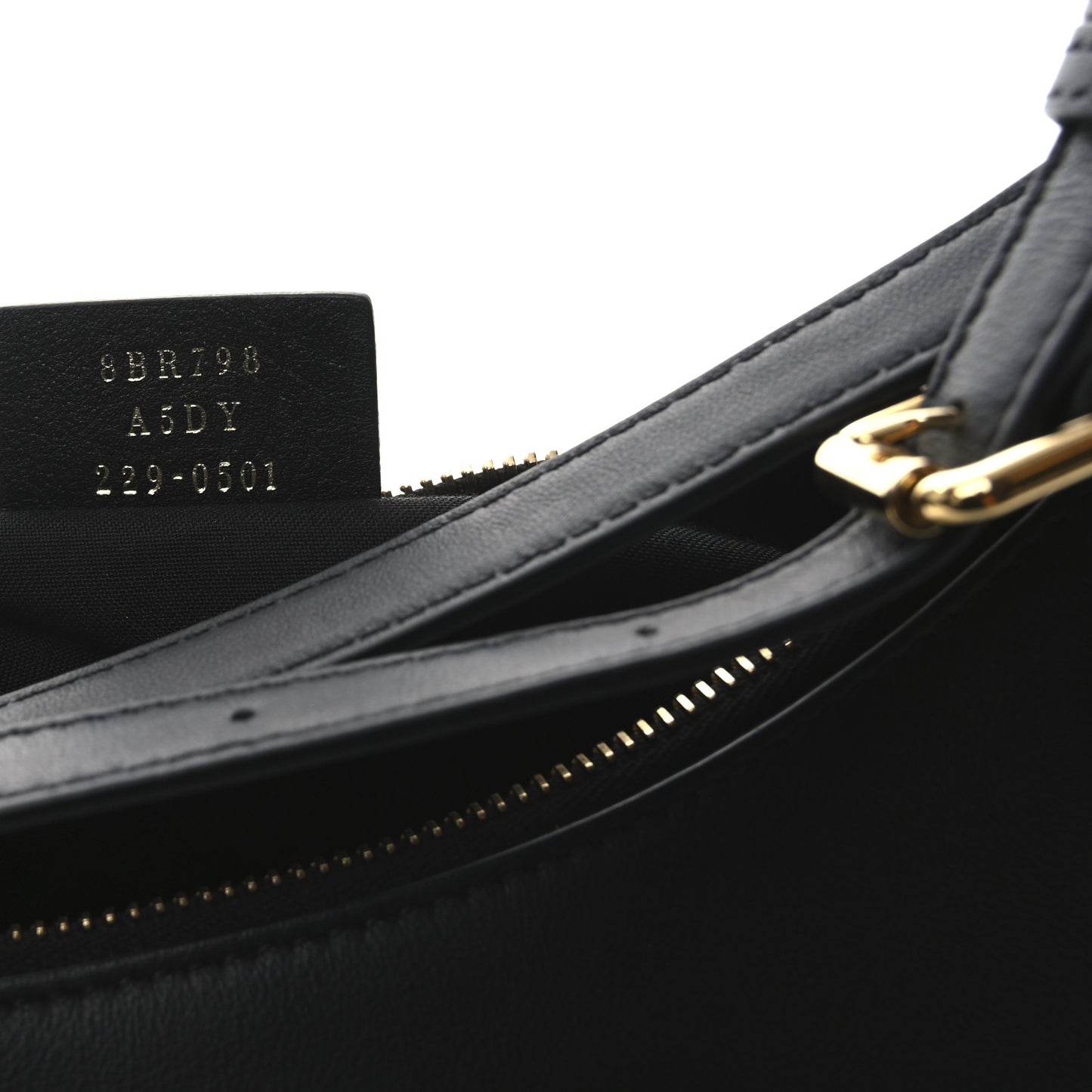 Vitello Grace Matte Small Fendigraphy Hobo Bag Black