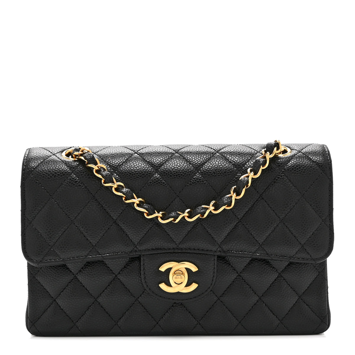 Chanel Caviar Quilted Small Double Flap Black 1 of 10