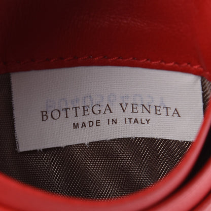 Bottega Veneta Nappa Intrecciato Card Holder Red 7 of 9