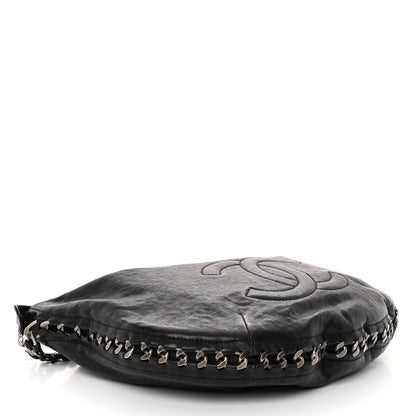 Chanel Calfskin Modern Chain Hobo Black 4 of 11