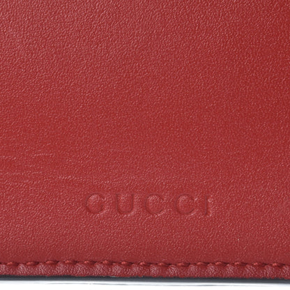 Gucci GG Supreme Monogram Bosco Patch Zip Pouch Beige Malva Hibiscus Red 7 of 13