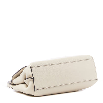 Gucci Cellarius Calfskin Small Bamboo Daily Top Handle Bag Mystic White 3 of 9