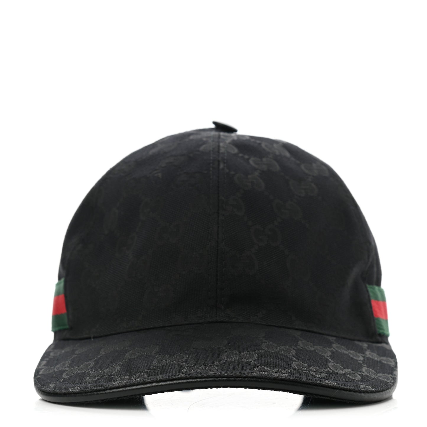 Monogram Web Baseball Hat L Black
