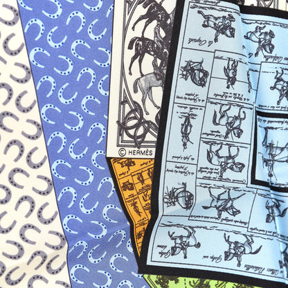 Hermes Silk A Cheval Sur Mon Carre Scarf 90 5 of 5