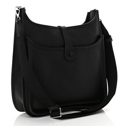 Hermes Taurillon Clemence Evelyne III GM Black 3 of 11