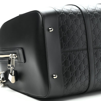 Gucci Guccissima Signature Medium Duffle Black 8 of 9