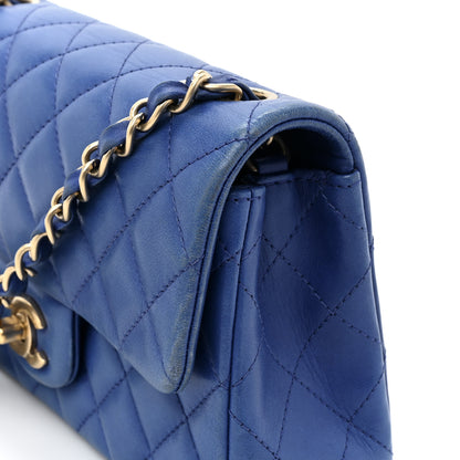 Chanel Lambskin Quilted Mini Rectangular Flap Blue 16 of 16