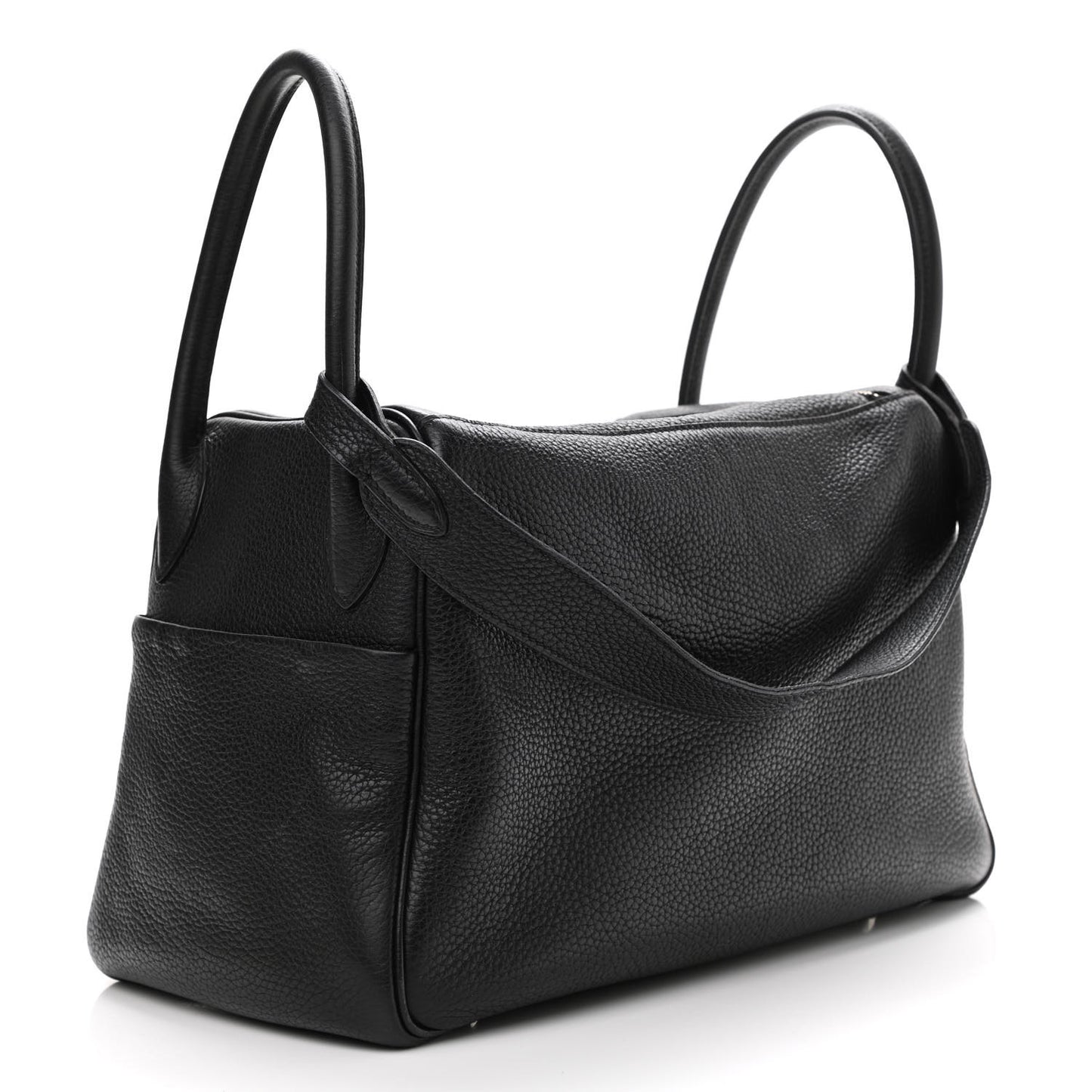 Taurillon Clemence Verso Lindy 30 Black Toffee