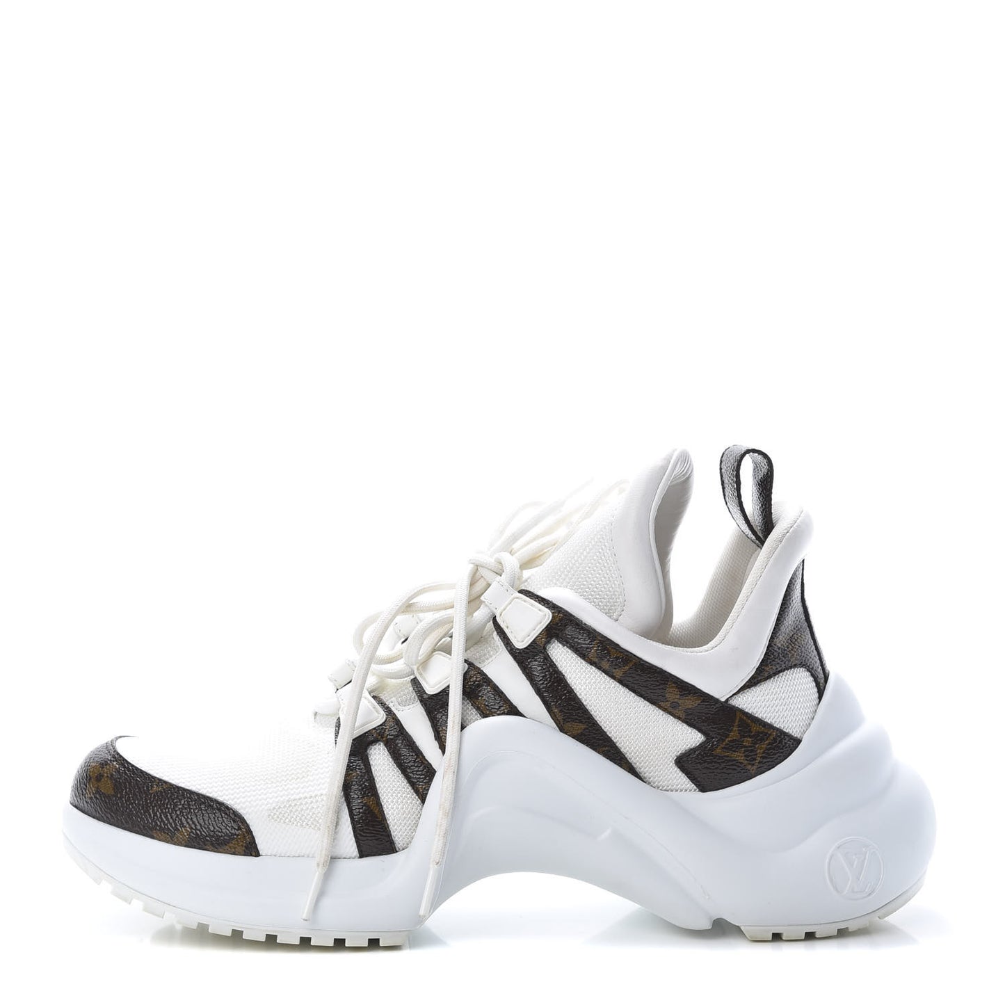 Patent Monogram LV Archlight Sneakers 39.5 White