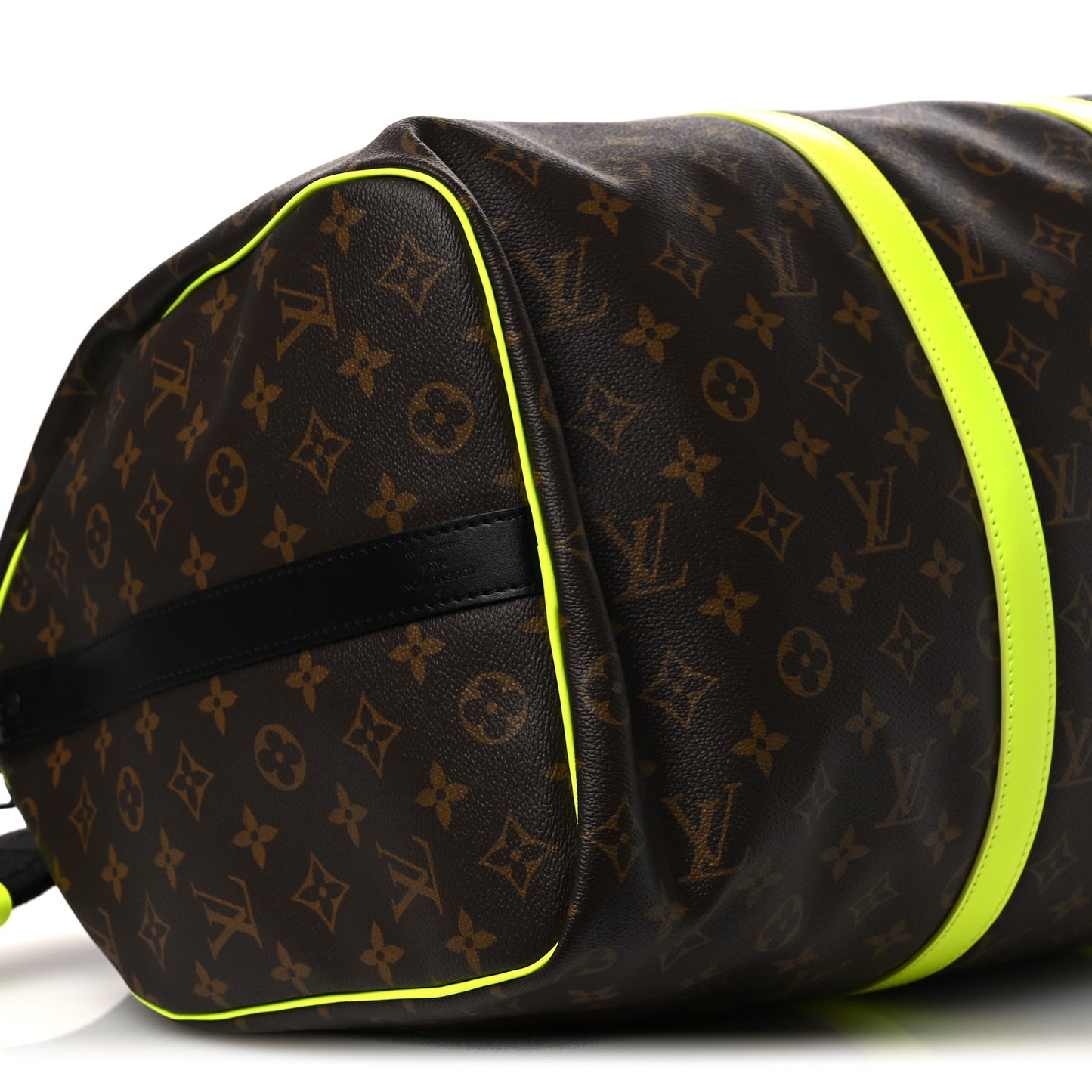 Monogram Macassar Keepall Bandouliere 50 Florescent Yellow