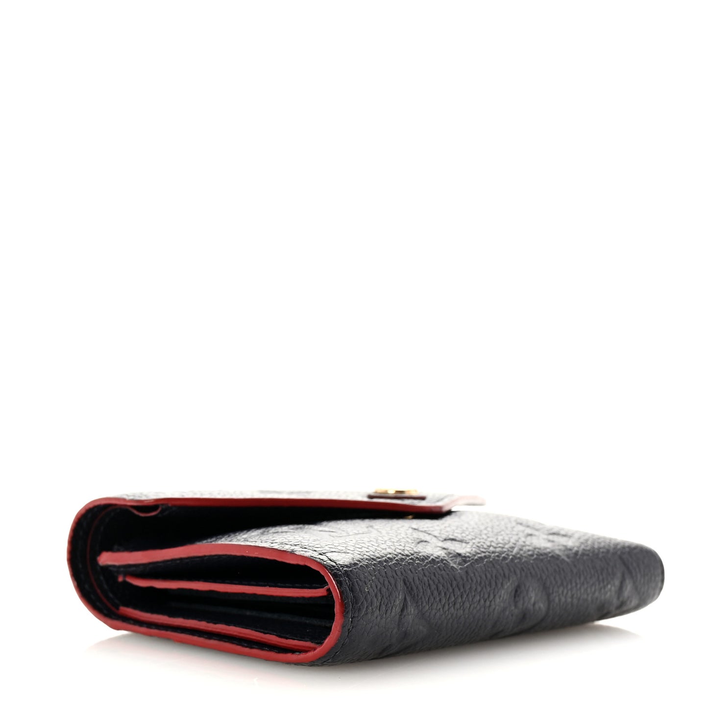 Empreinte Victorine Wallet Marine Rouge