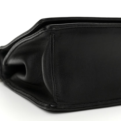 Christian Dior Calfskin Paradise Diorama Flap Bag Black 8 of 15