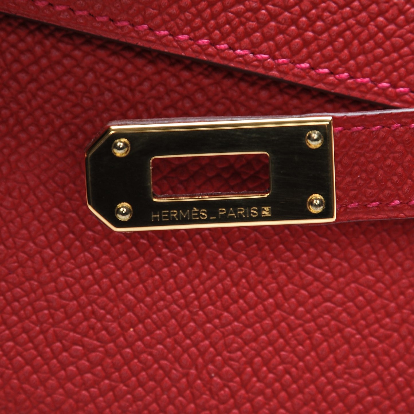 Epsom Kelly Longue Wallet Rouge Casaque