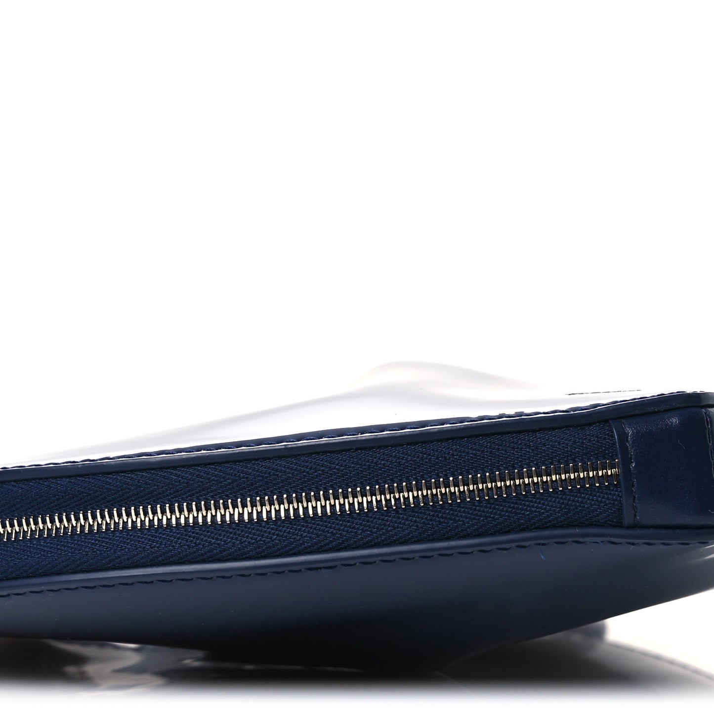 Patent Calfskin Le Coeur Bag Navy