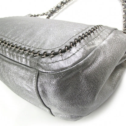 Chanel Luxe Ligne Flap Bag Silver 5 of 13