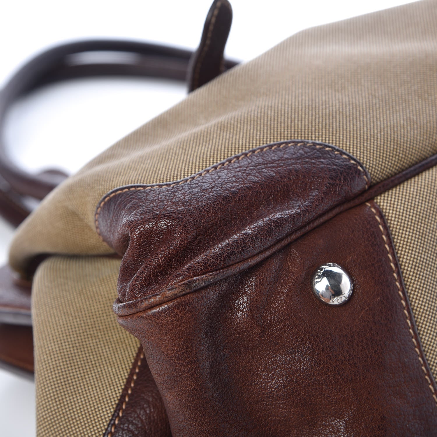 Prada Jacquard Logo Frame Brown 10 of 12