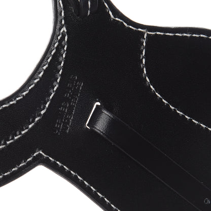 Hermes Box Paddock Selle Horse Saddle Bag Charm Black 3 of 3