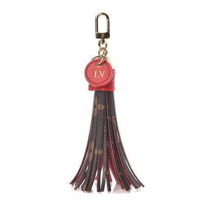Louis Vuitton Monogram Tassel Bag Charm Red 1 of 7