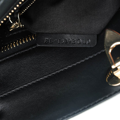 Valentino Garavani Vitello Rockstud Double Handle Tote Black 7 of 7