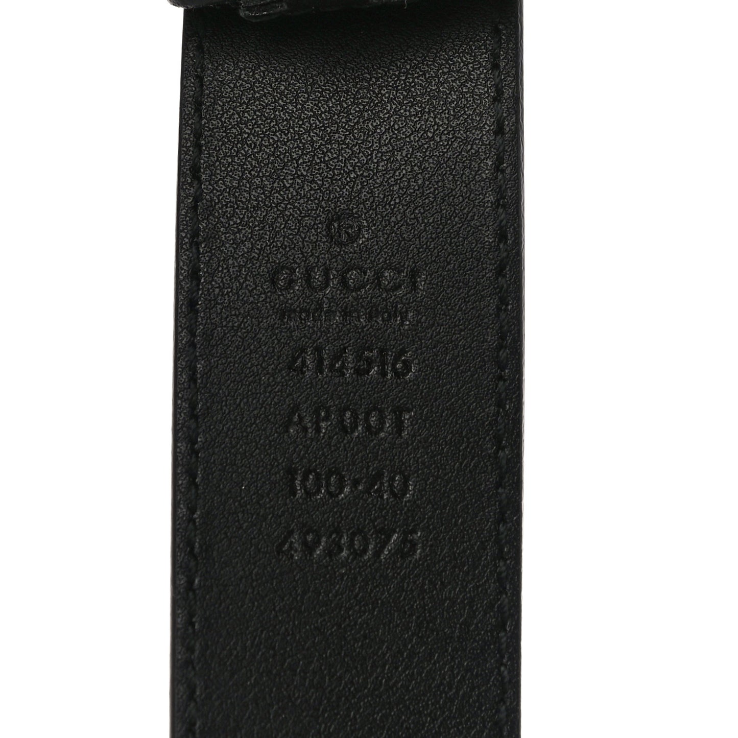 Calfskin Double G 30mm Belt 100 40 Black