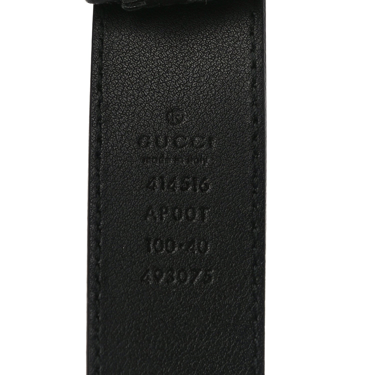 Gucci Calfskin Double G 30mm Belt 100 40 Black 4 of 7